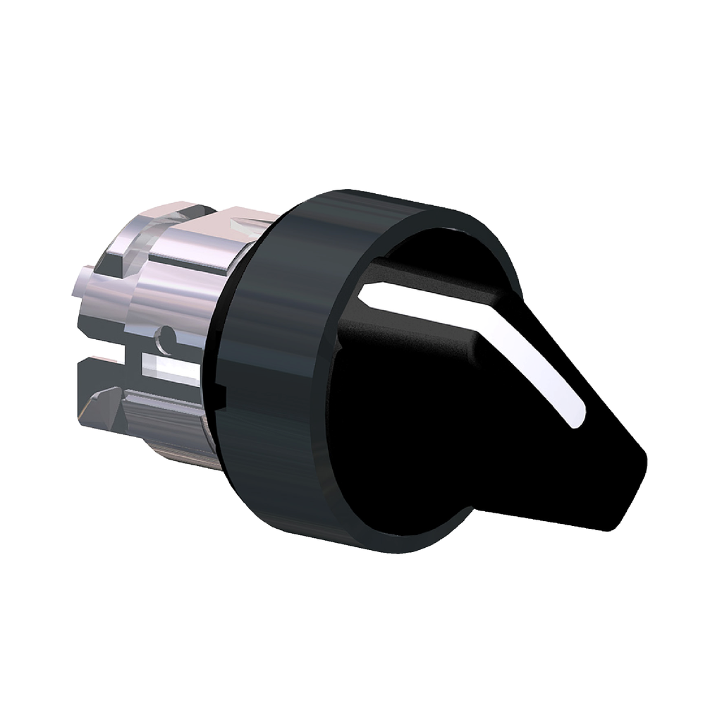 Harmony XB4 - tête pour bouton tournant - 2 positions - diam 22 - noir
