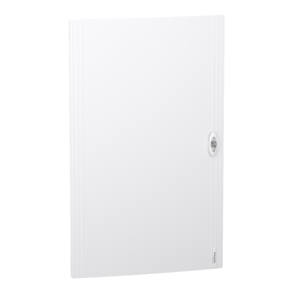 PrismaSeT XS - Porte pleine RAL9003 pour coffret saillie 5 rangées 24 modules