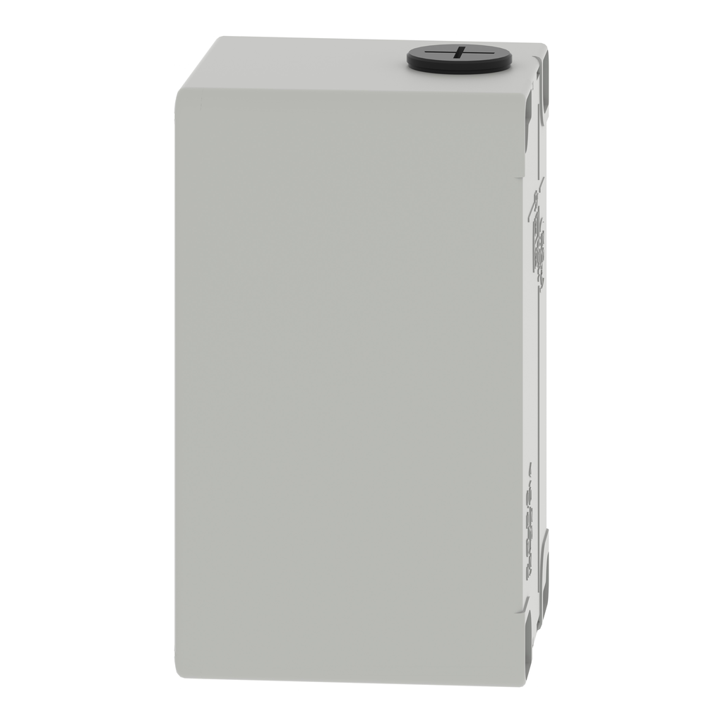 Boite métal vide grise - M20 x2 - 2 trous 22 mm - 80x130x77 mm - UL cULus