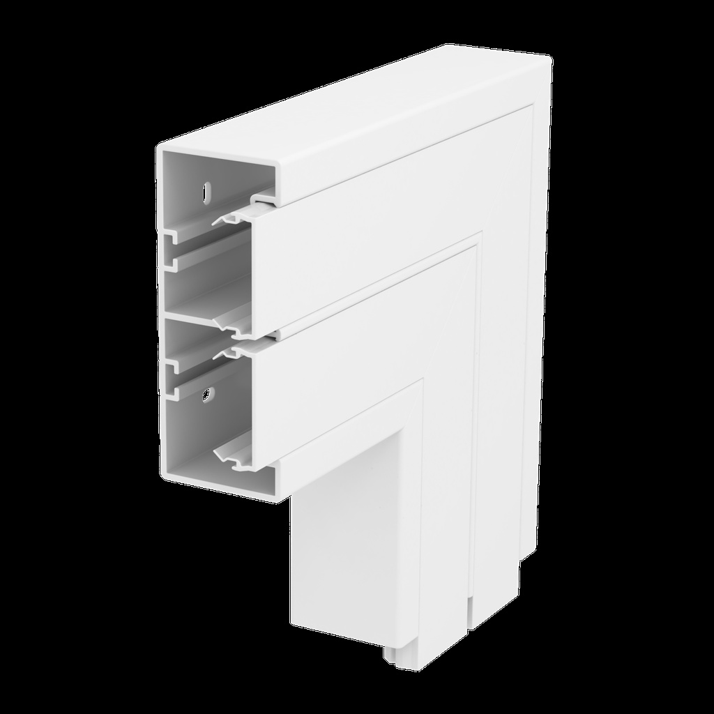Angle plat fixe GK-FS53130RW/200x200x130/PVC