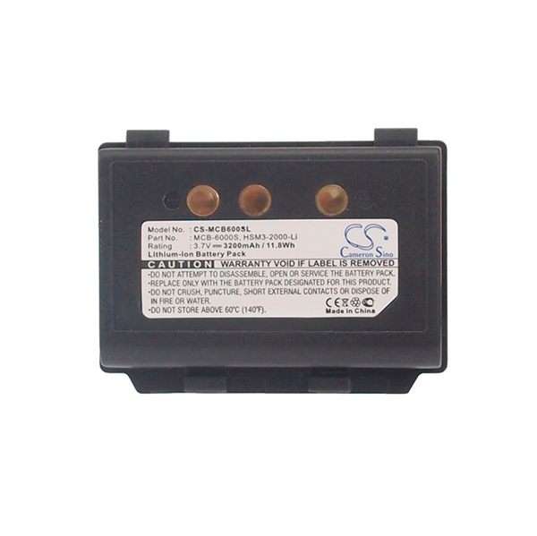 Batterie(s) Batterie appareil de mesure 3.7V 3200mAh