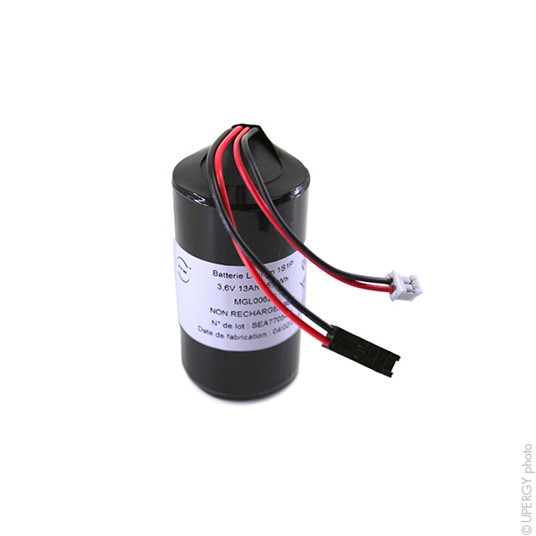 Pack(s) Batterie lithium LSH20 D 3.6V 13Ah JST