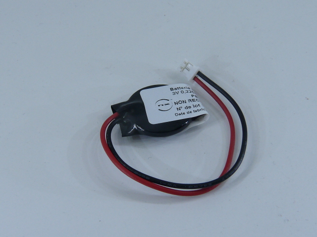 Pile(s) Pile bouton lithium 1X CR2032 3V 225mAh JST