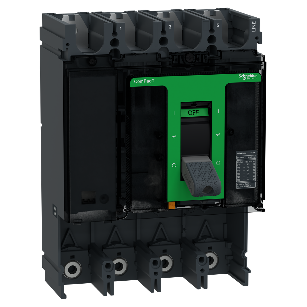 ComPacT NSX630N - Bloc de coupure sans déclencheur - 630A - 4P - 50kA