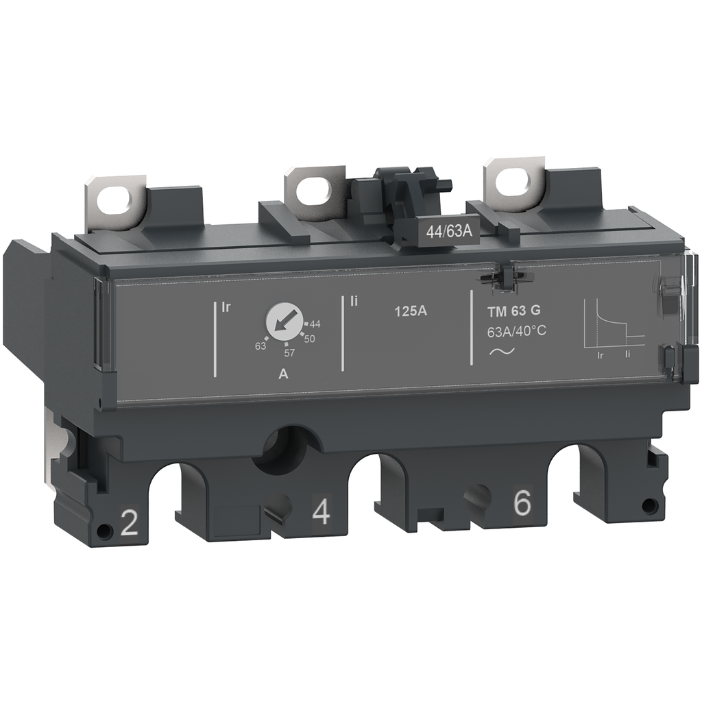 ComPacT NSX - Déclencheur magnéto-thermique TM-DC-G 160A - 3P3D pour NSX160DC