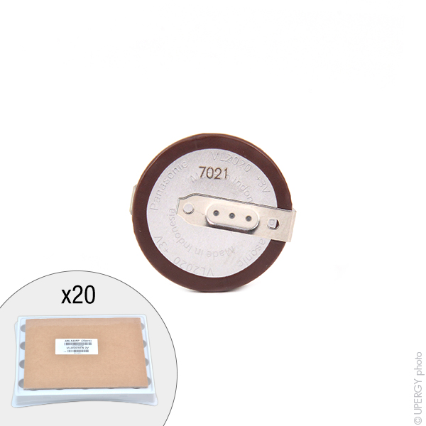 Plateau(x) de 20 Accus bouton Lithium VL2020/HFN 3V 20mAh
