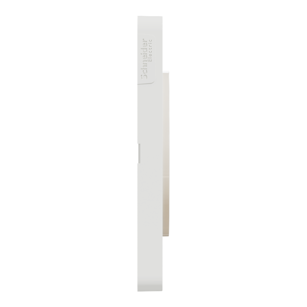 Odace 2011 Touch - plaque 2 postes H/V 71mm Kvadrat ocre avec liseré blanc