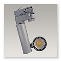 SPOT LED SUR RAIL 10 WATT GRIS 4000°K IP40 230V