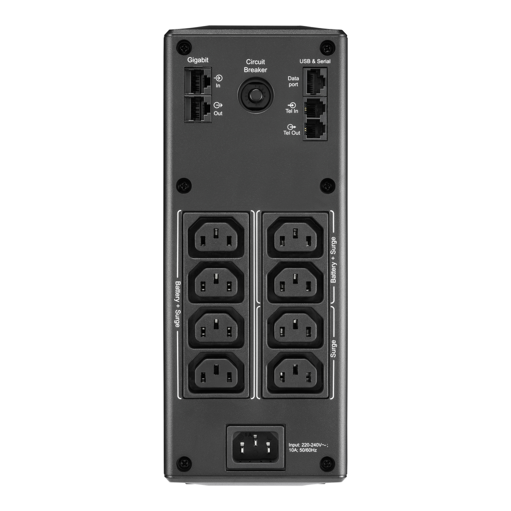 Back UPS Pro BR 1300VA - 8 CEI - AVR - Interface LCD