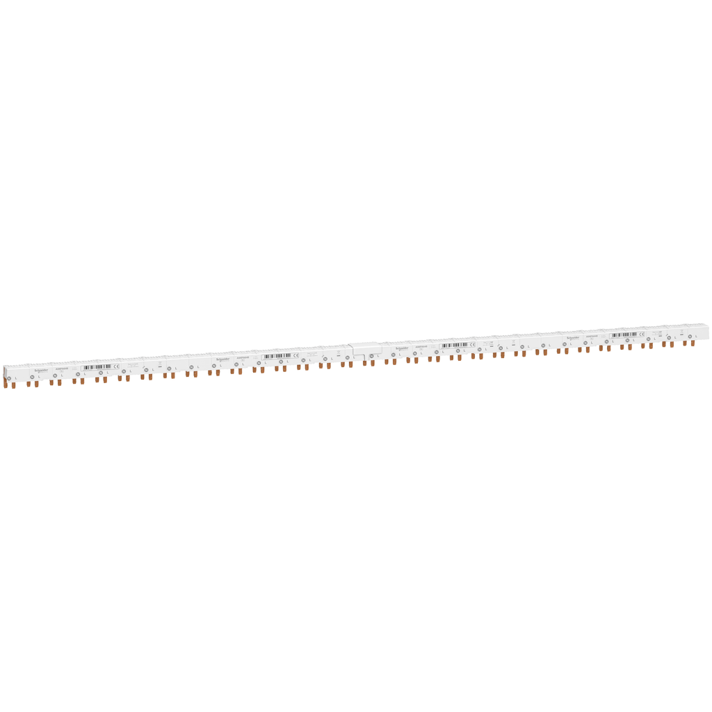 Acti9 iDT40 - Peigne horizontal - 1P+N avec Aux - 9 mm - 48 modules - 80A