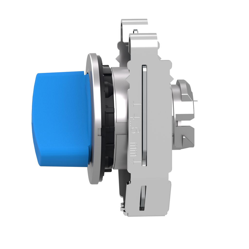 Harmony XB4 - tête bouton tournant manette - flush - 2 posit fixes - bleu