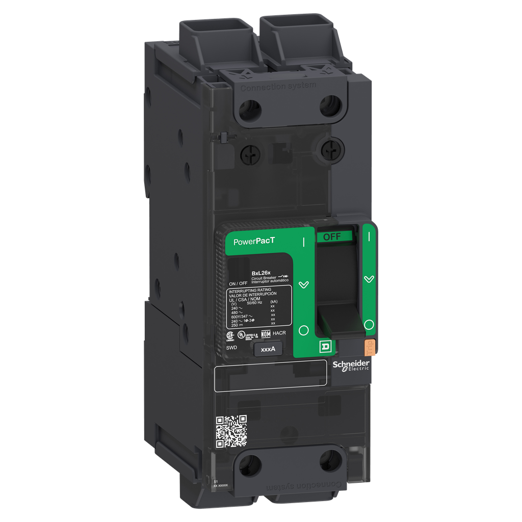 PowerPact B - disjoncteur BD - 18kA 600Y/347V - TM15D - 2P - Everlink
