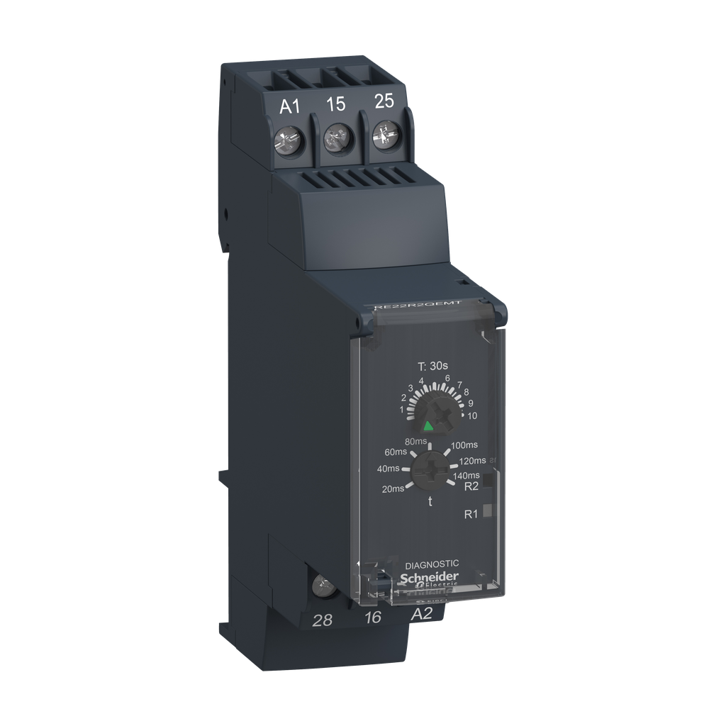 Harmony Time RE22 - relais tempo - 2OF - Qe - 30s - 380V à 415VAC