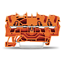 TOPJOB®S : Borne de passage 3C / 2,5 (4) mm² / Orange