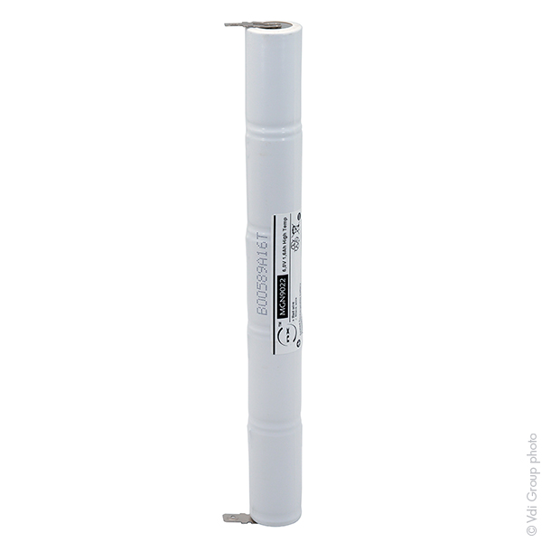 Unité(s) Batterie eclairage secours 5xSC ST4 6V 1.6Ah FASTON 6.3mm+2.8mm