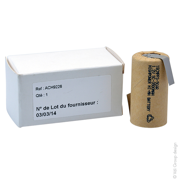 Accumulateur(s) Accus Nimh industriels SC 1SCM3-0 Cartonné 1.2V 3000mAh HBL