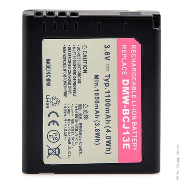 Blister(s) x 1 Batterie appareil photo - caméra 3.7V 850mAh