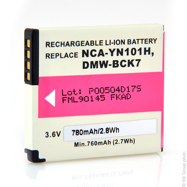 Blister(s) x 1 Batterie appareil photo - caméra 3.6V 700mAh