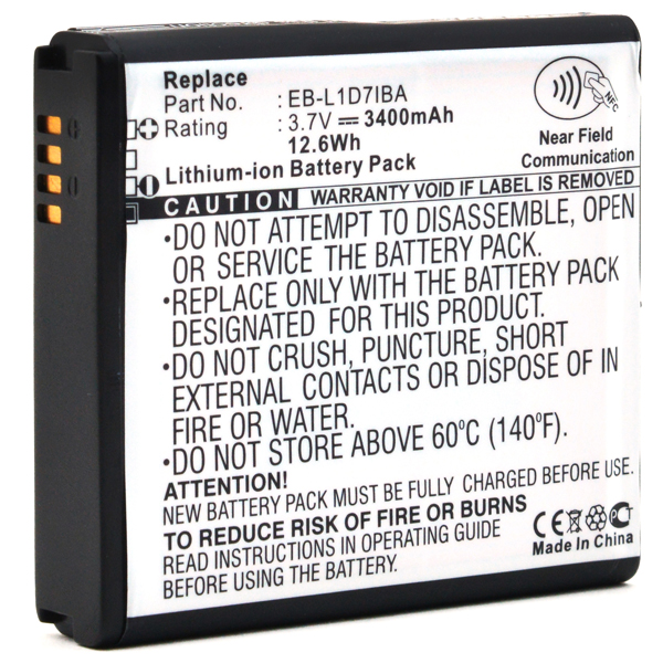 Blister(s) x 1 Batterie téléphone portable pour Samsung 3.7V 3400mAh