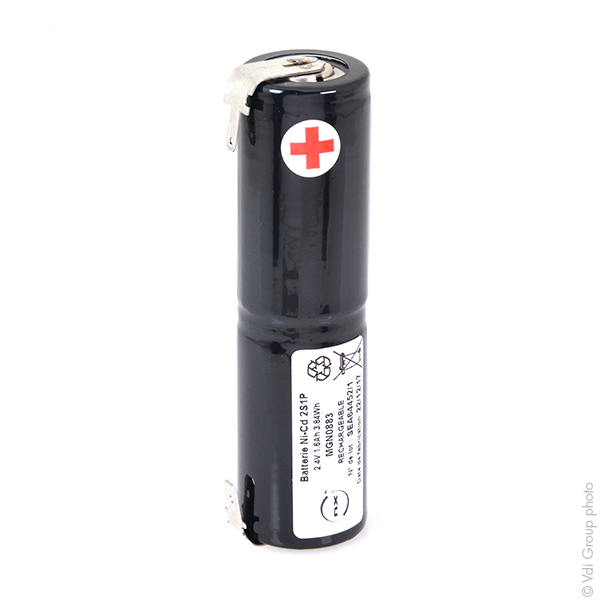 Pack(s) Batterie eclairage secours 2x SC VNT 2S1P ST4 2.4V 1600mAh Fast