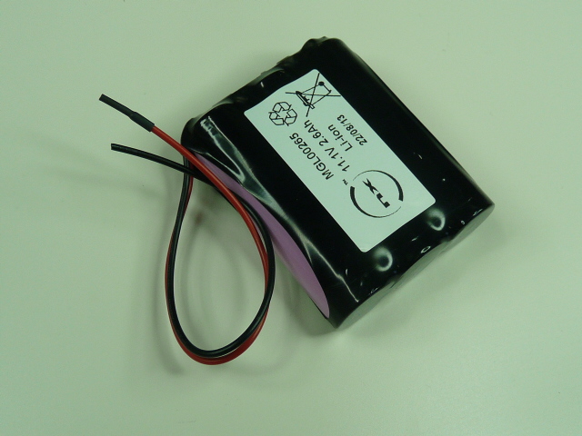 Pack(s) Batterie Li-Ion 3x 18650 3S1P ST1 10.8V 3.5Ah F150