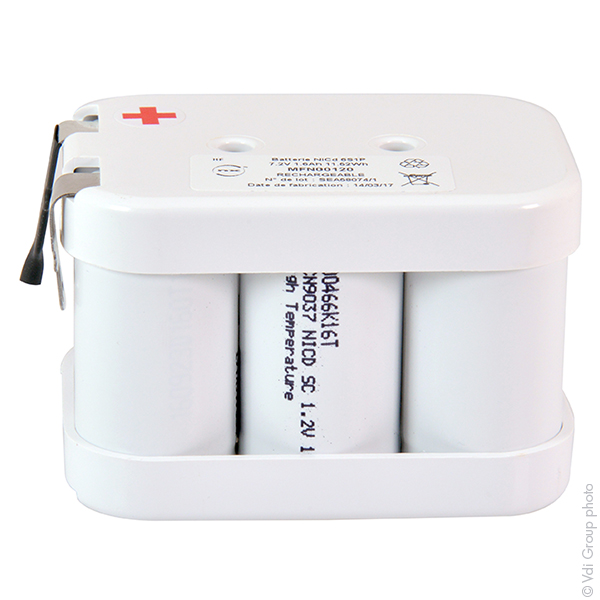 Pack(s) Batterie Nicd 6x SC HT 6S1P ST2 7.2V 1.6Ah FAST