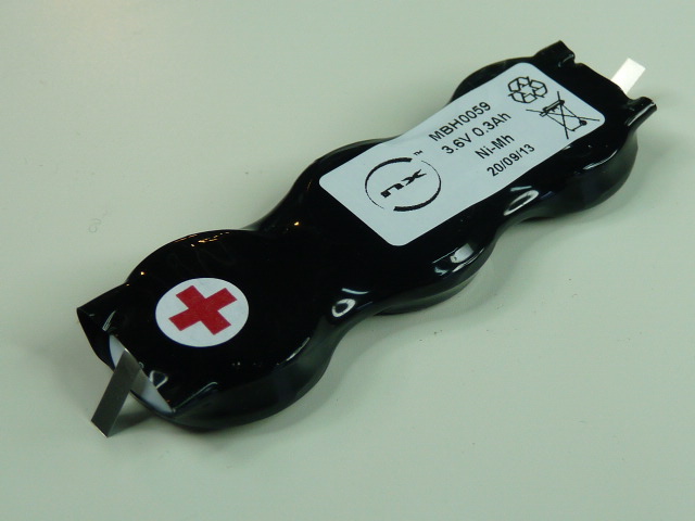 Pack(s) Batterie Nimh 3x CP300H 3S1P ST1 3.6V 300mAh T2