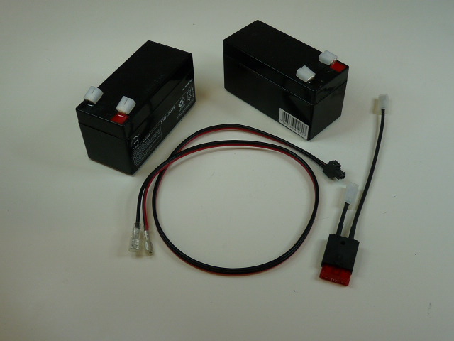 Pack(s) Batterie portes automatiques NX General Purpose (2x12V) 24V 1.2Ah Molex