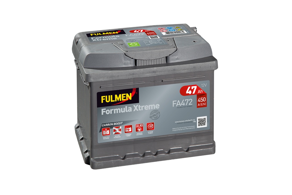 Batterie(s) Batterie voiture Fulmen Formula Xtreme FA472 12V 47Ah 450A