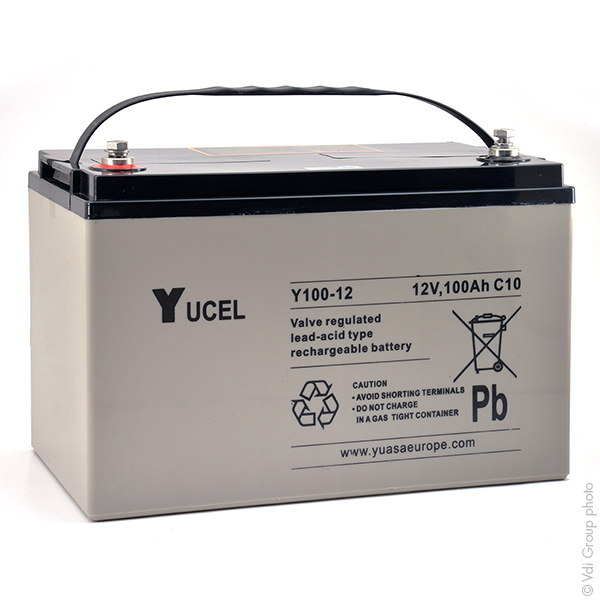 Batterie(s) Batterie plomb AGM YUCEL Y100-12 12V 100Ah M8-F