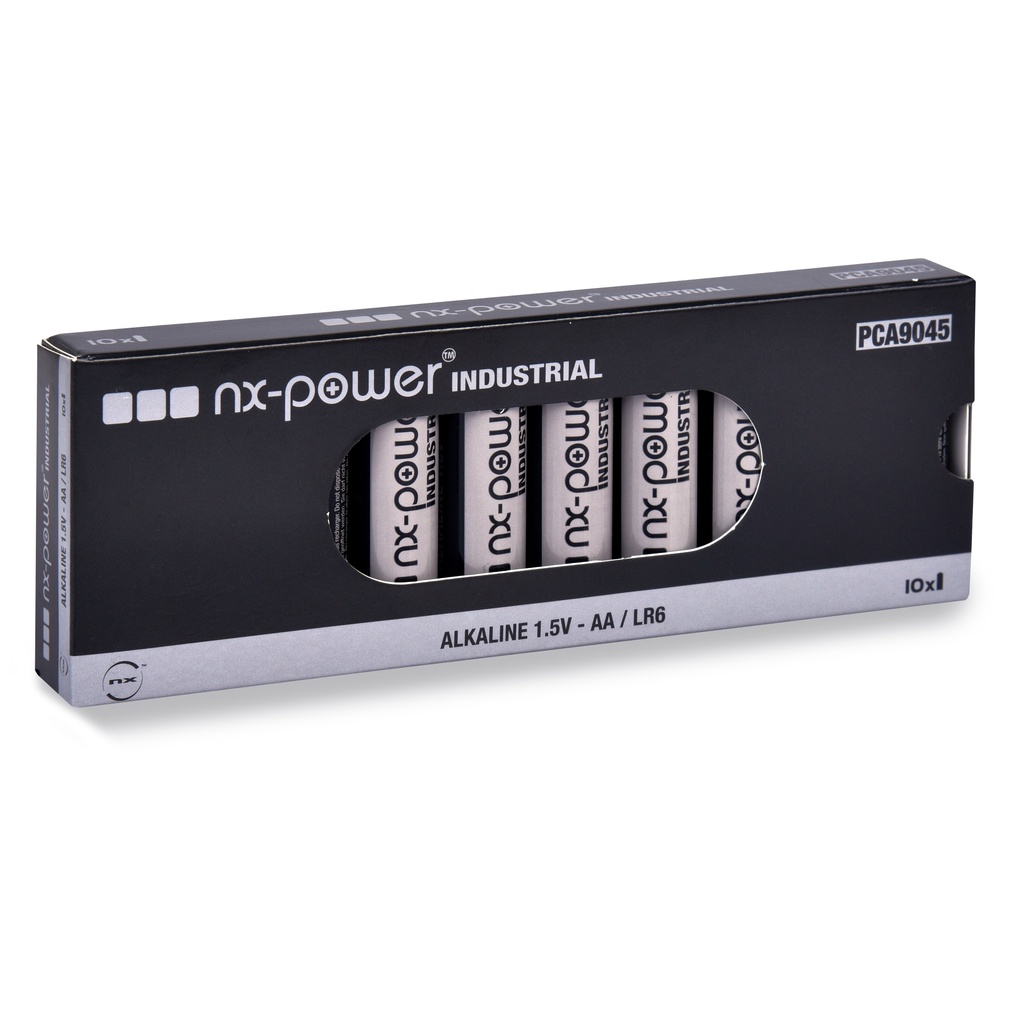 Boîte(s) de 10 Pile alcaline LR6 - AA Nx-Power Industrial 1.5V 3.4Ah