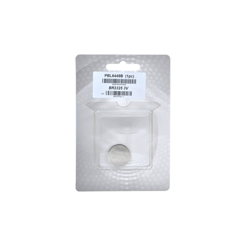 Blister(s) x 1 Pile bouton lithium blister BR2325/BN PANASONIC 3V 165mAh