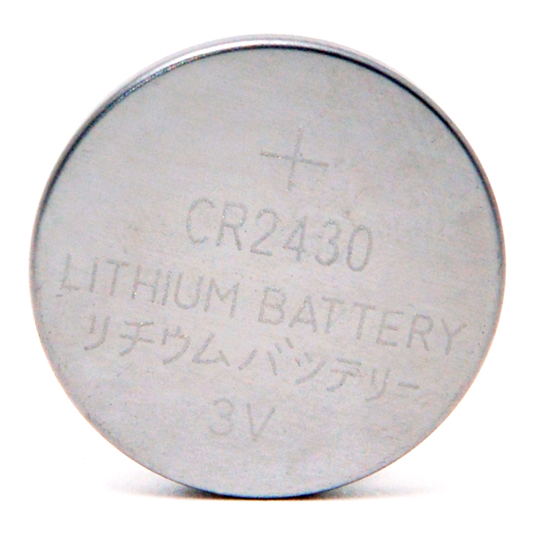 Carton(s) de 200 Pile bouton lithium blister CR2430 3V 280mAh - Carton de 200 pc