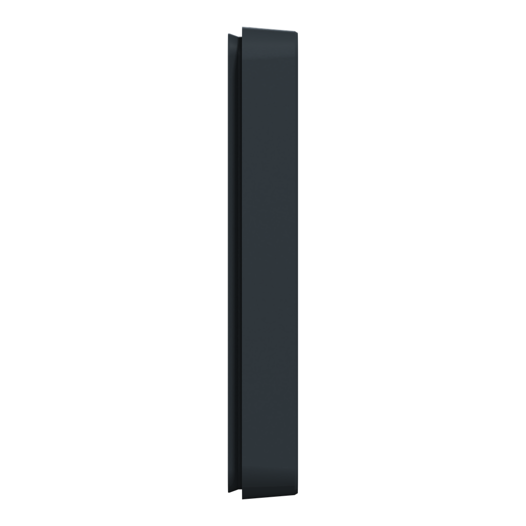 Mureva Styl - Cadre 2 postes vertical - encastré - IP55 - IK08 - gris
