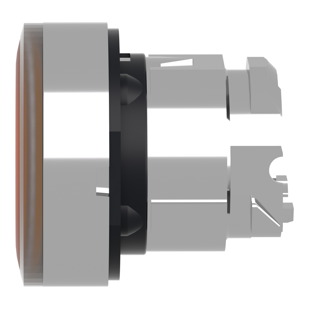 Harmony XB4 - tête bouton poussoir lumineux DEL - Ø22 - strié - orange
