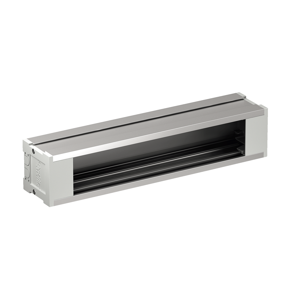 OptiLine 45 - boitier vide de prises de base - 5 modules - aluminium - L= 285mm