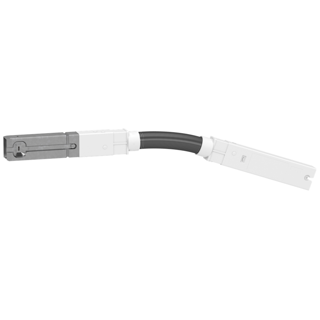 Canalis KBB - élément flexible 40A - 0,5m blanc - 2x(3L+N)+PE - bus