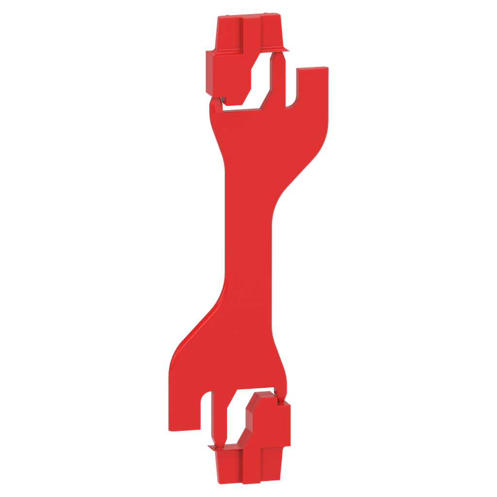 Canalis KB - dispositif de détrompage trappe/connecteur - rouge