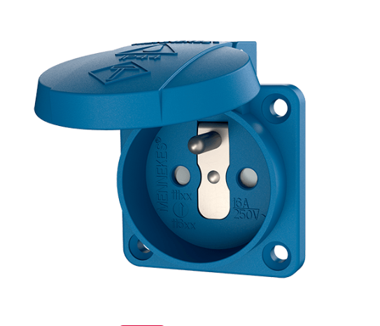 Prise a enc. 16A 2P+T 230V IP44
