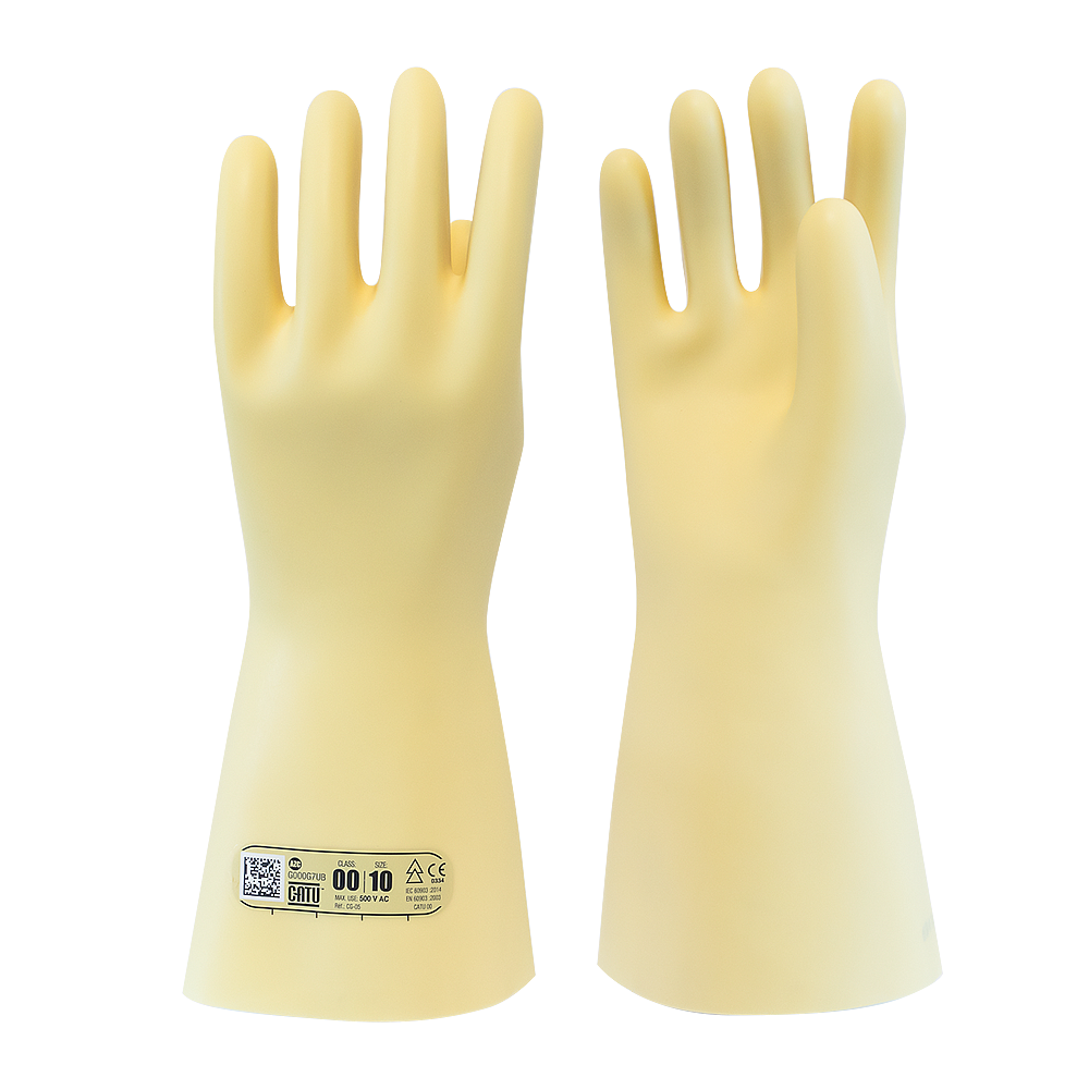 gants isolants cei classe 00 taille b-9 beige