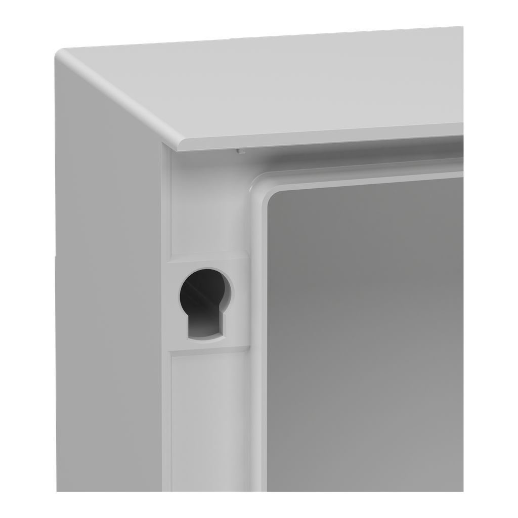 PanelSeT - Coffret polyester 530x430x200+chassis bakélite - IP66 Ral 7035