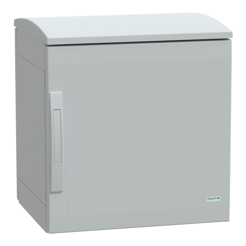 PanelSeT - Armoire polyester toit 500x500x420 - IP44 Ral 7035