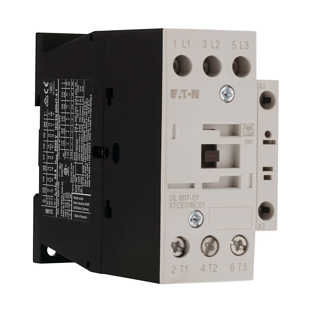 Contacteur de puissance, 3p+1O, 7.5kW/400V/AC3