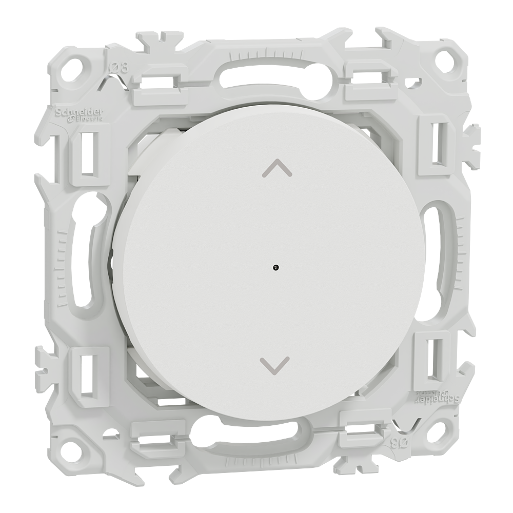 Wiser Odace - interrupteur volet-roulant connecté 4A zigbee - blanc craie