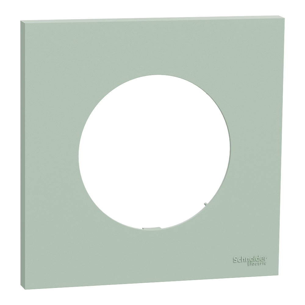 Odace - plaque de finition 1 poste - couleur Vert jade