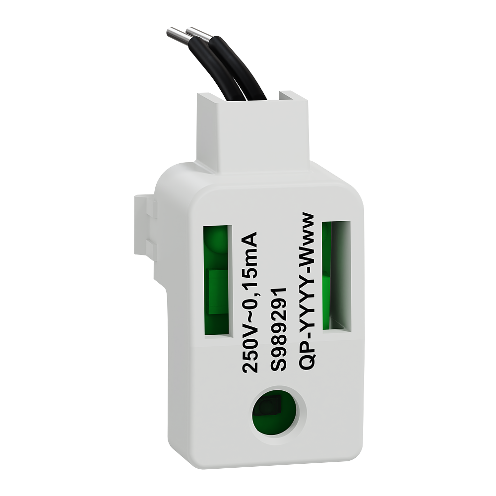 Odace - LED verte 0,15mA 250V à câbler - localisat/témoin - pour enjo à voyant