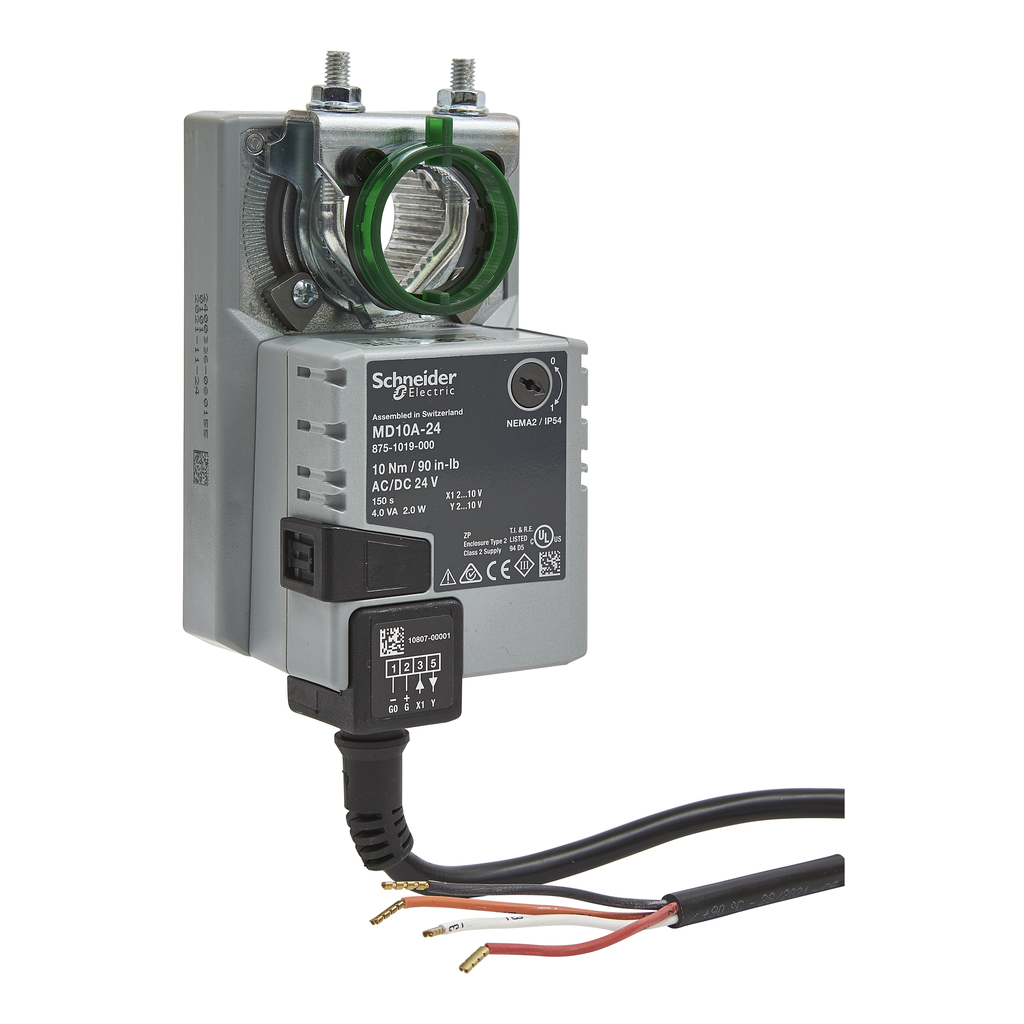 Moteur 24V 10Nm signal 2..10V pour registre