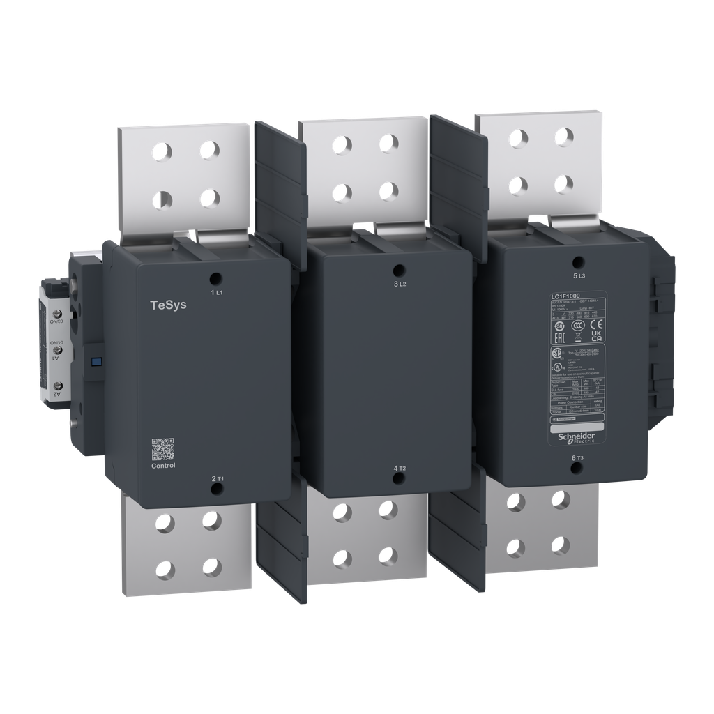 TeSys F - contacteur moteur - 3P - 1000A 415V AC3 - circuit commande 230VCA