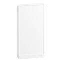 Resi9 - Porte Styl blanche (RAL 9003) pour coffret 3 rangées de 13 modules