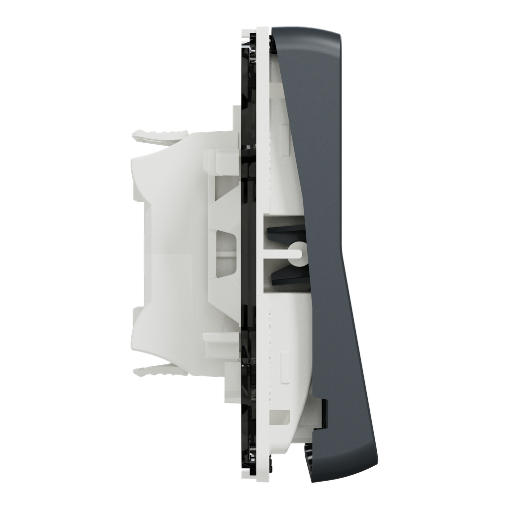 Mureva Styl - Double bouton poussoir - composable - IP55 - IK07 - gris